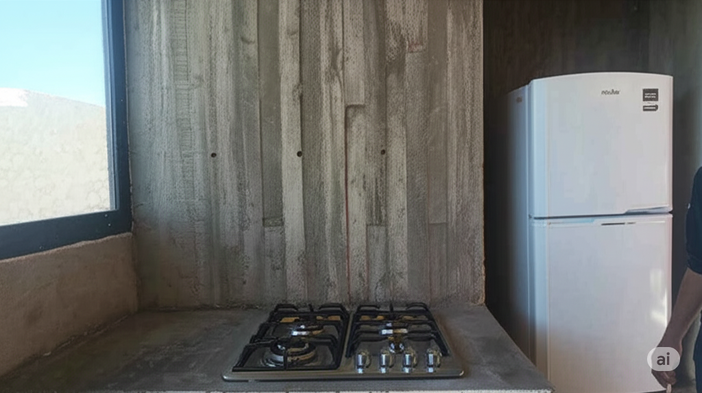 Cocina completamente equipada